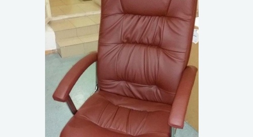 Обтяжка офисного кресла. Голицино